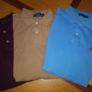 Bundle of 3 xl polo shirts.